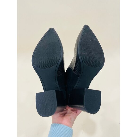 Steve Madden Black Chaya Leather Booties Womens 9 - Picture 5 of 5